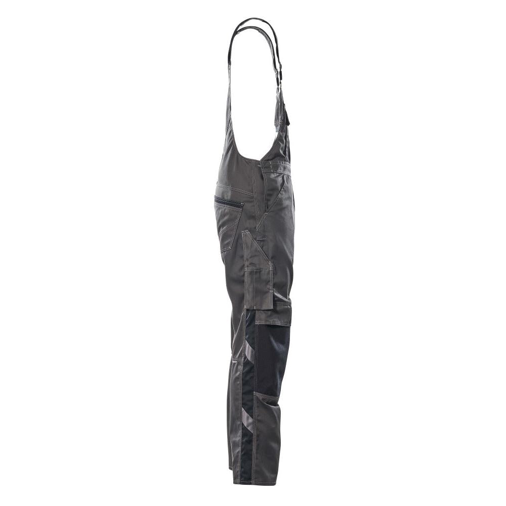 MASCOT® Augsburg Latzhose, dunkelanthrazit/schwarz