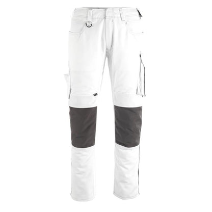 MASCOT® Erlangen Hose, weiss/dunkelanthrazit