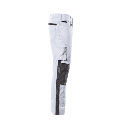 MASCOT® Mannheim trousers, white/dark anthracite