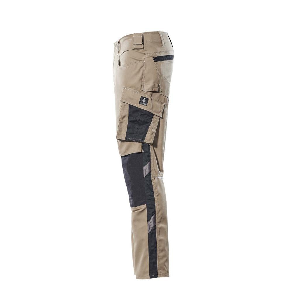 MASCOT® Mannheim Hose, hellkhaki/schwarz