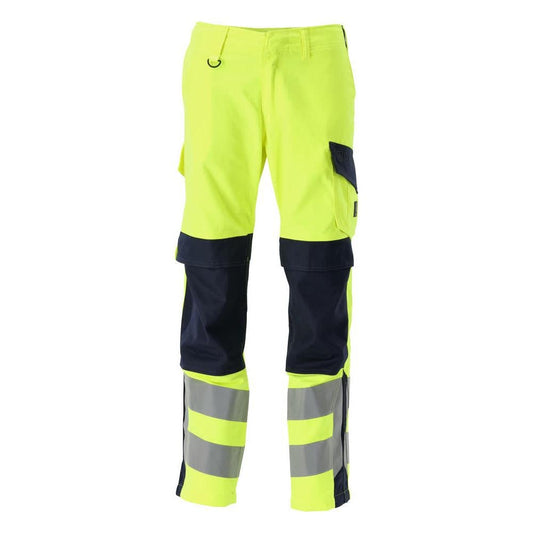 MASCOT® Arbon trousers Multisafe, hi-vis yellow/black-blue