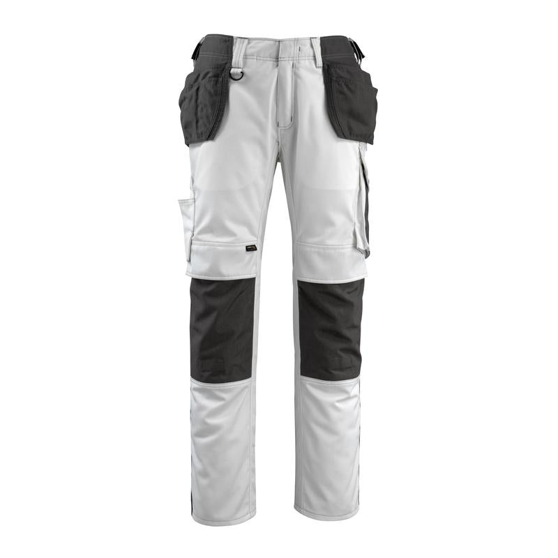 MASCOT® Bremen Handwerkerhose, weiss/dunkelanthrazit