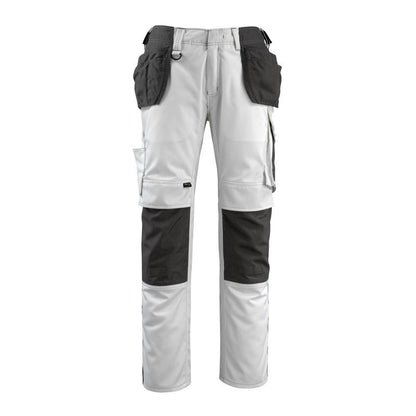 MASCOT® Bremen Handwerkerhose, weiss/dunkelanthrazit