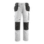 MASCOT® Bremen Handwerkerhose, weiss/dunkelanthrazit