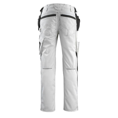 MASCOT® Bremen Handwerkerhose, weiss/dunkelanthrazit