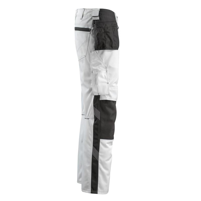 MASCOT® Bremen Handwerkerhose, weiss/dunkelanthrazit