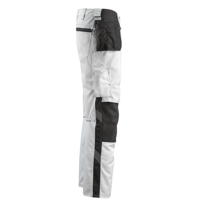 MASCOT® Bremen Handwerkerhose, weiss/dunkelanthrazit