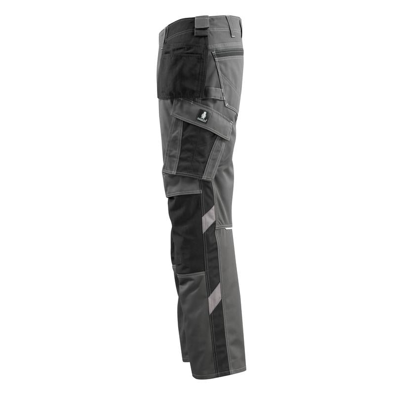 MASCOT® Bremen Handwerkerhose, dunkelanthrazit/schwarz