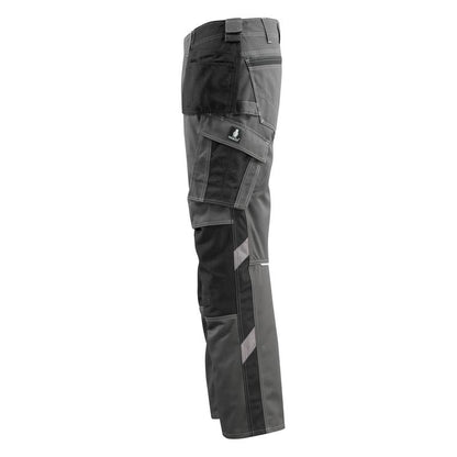 MASCOT® Bremen Handwerkerhose, dunkelanthrazit/schwarz