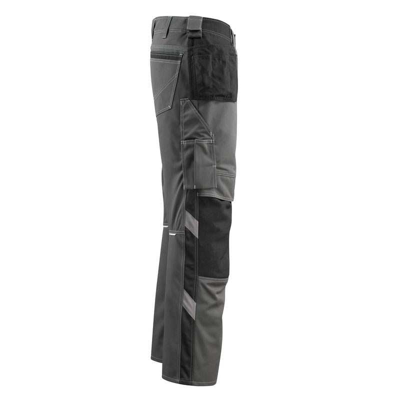 MASCOT® Bremen Handwerkerhose, dunkelanthrazit/schwarz