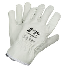 NITRAS DRIVER WINTER, Rindvolllederhandschuhe, grau