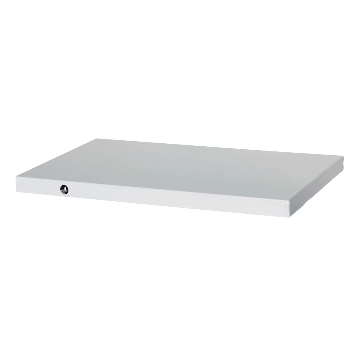 A cooling plate 1/4 GN from Duni GmbH made of silver aluminum (164x265x15 mm) with smooth edges and a small round hole near one corner is depicted on a plain white background.