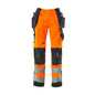 MASCOT® Wigan Handwerkerhose, hi-vis orange/schwarzblau