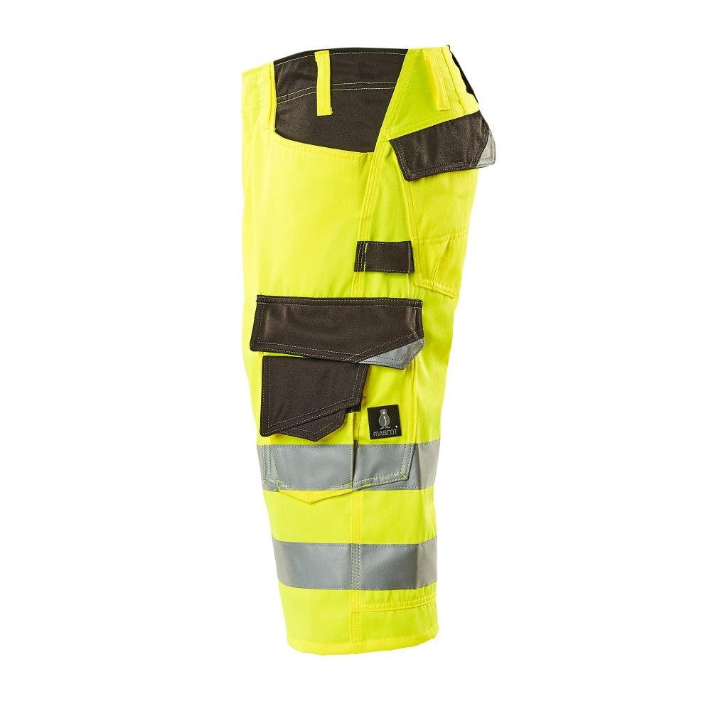 MASCOT® Luton Dreiviertel-Hose, hi-vis gelb/dunkelanthrazit