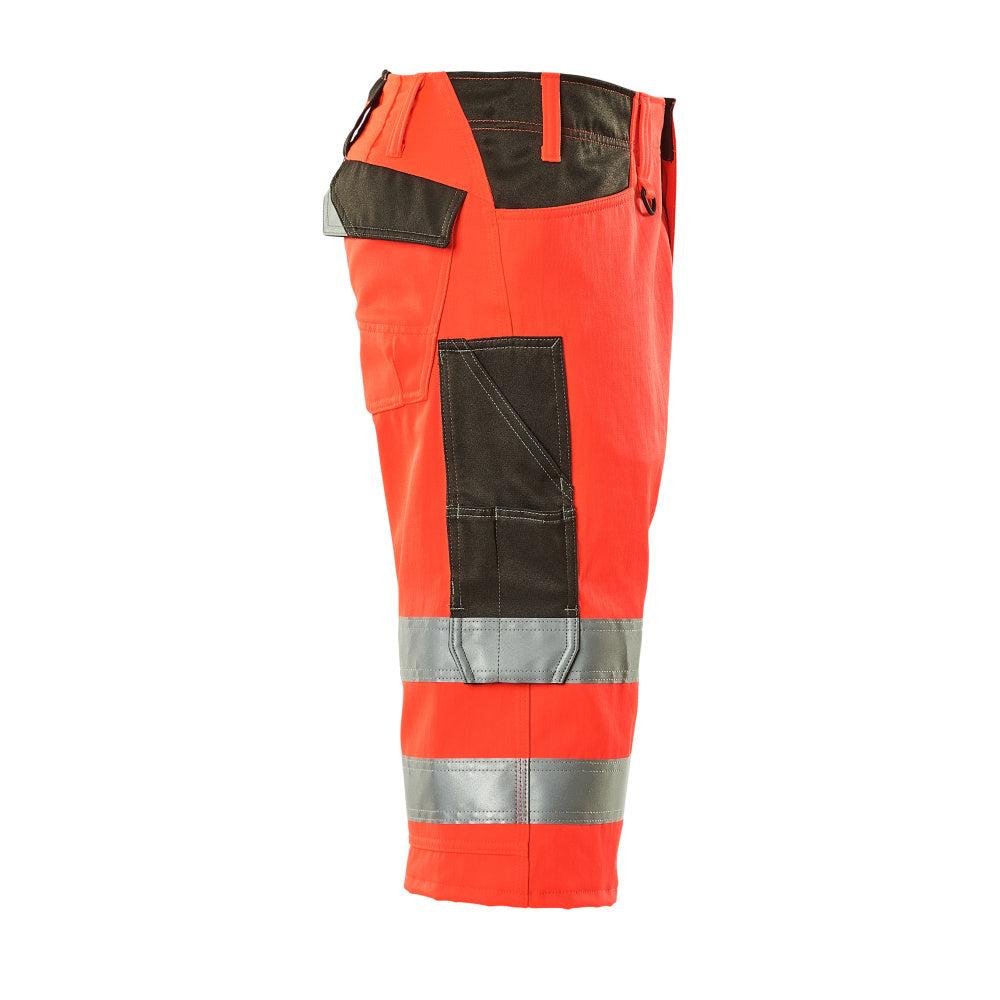 MASCOT® Luton Dreiviertel-Hose, hi-vis rot/dunkelanthrazit