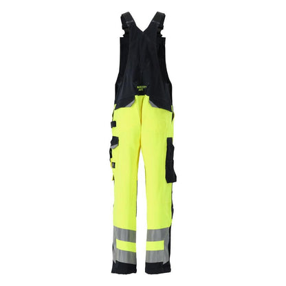 MASCOT® Newcastle Latzhose, hi-vis gelb/schwarzblau