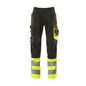 MASCOT® Leeds Hose, schwarz/hi-vis gelb