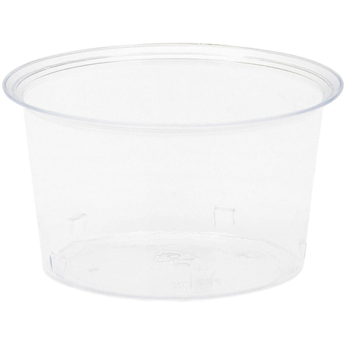 The use for 153397/153398 from Duni GmbH is a transparent PS packaging of high quality (pack of 50 pieces), ideal for sauces, small portions, or for storing small items.