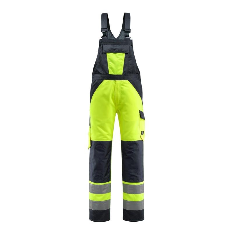MASCOT® Gosford Latzhose, hi-vis gelb/schwarzblau