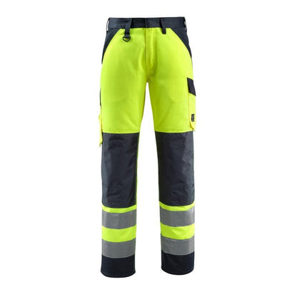 MASCOT® Maitland trousers, hi-vis yellow/black-blue