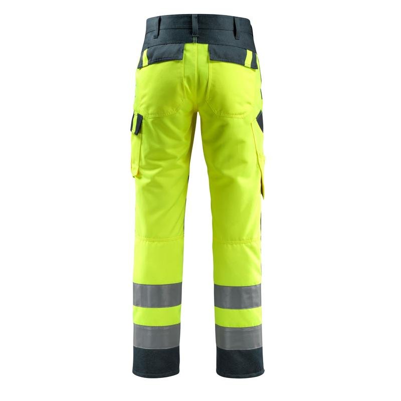 MASCOT® Maitland trousers, hi-vis yellow/black-blue