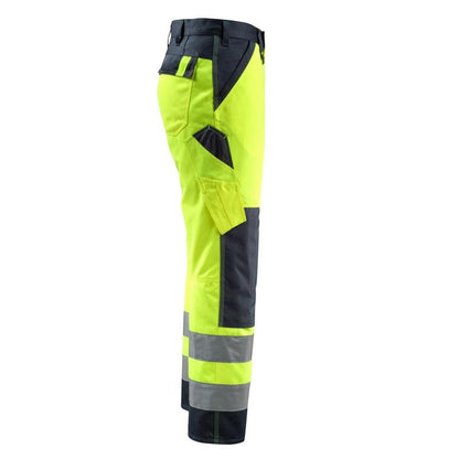 MASCOT® Maitland trousers, hi-vis yellow/black-blue