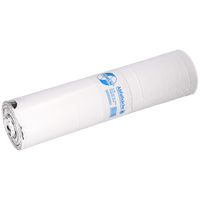 The DEISS 16003 roll from EMIL DEISS KG (700x1100x0.06 mm, white, 25 pieces) is presented against a light-colored background as a durable white film roll with a partially visible blue label.