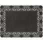 The Duni GmbH decorative lace paper 30x40 cm in black is a high-quality, rectangular decorative paper with lace-shaped cut edges and a scalloped edge - ideal for elegant table settings. The pack contains 250 pieces.