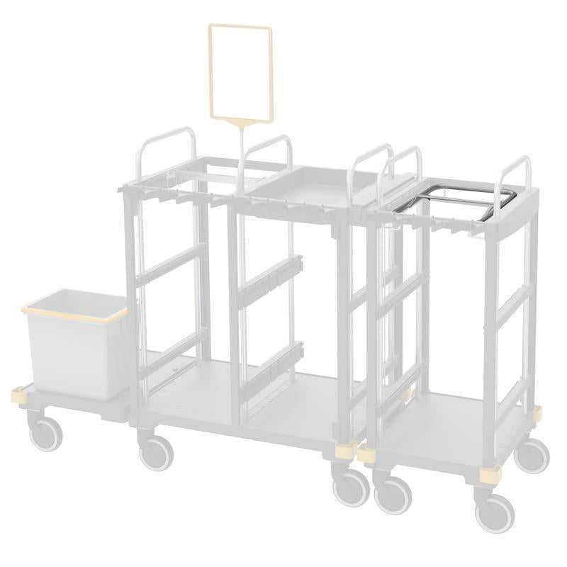 VERMOP holder frame integrated 2X60L, 46 x 35 x 6 cm | 1 piece 