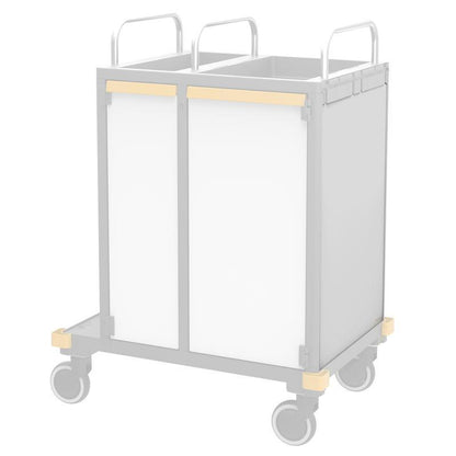 VERMOP Seitenwand Platinum White, 714 x 497 x 3 cm | 1 Stück