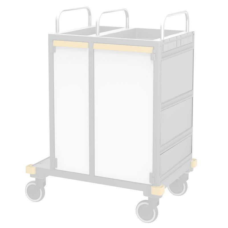 VERMOP Seitenwand Multiwand Platinum white, 497 x 174 x 3 cm | 1 Stück