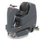 Numatic ride-on scrubber dryer TRL720/200T incl. charger and TenTec brushes red | Pack (1 piece)