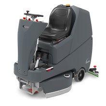 Numatic ride-on scrubber dryer TRL720/250T incl. charger and TenTec brushes red | Pack (1 piece)