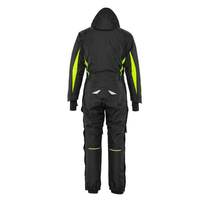 Overall mit Knietaschen,geringes Gewicht Winterkombination, schwarz/hi-vis gelb