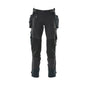 Hose mit Hängetaschen, Stretch Hose, schwarzblau
