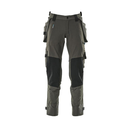 Hose mit Hängetaschen, Stretch Hose, dunkelanthrazit