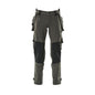 Hose mit Hängetaschen, Stretch Hose, dunkelanthrazit