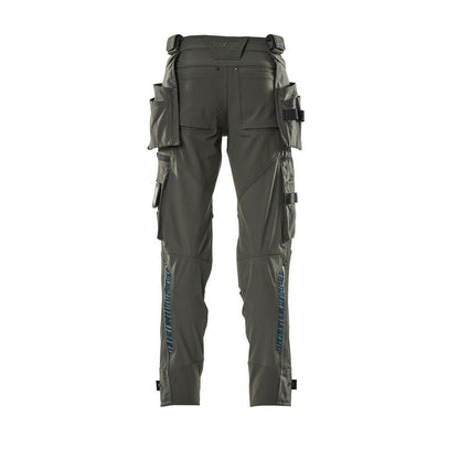Hose mit Hängetaschen, Stretch Hose, dunkelanthrazit