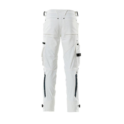 Hose mit Knietaschen aus Dyneema,Stretch Hose, weiss