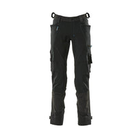 Pants with knee pockets made of Dyneema, stretch pants, black