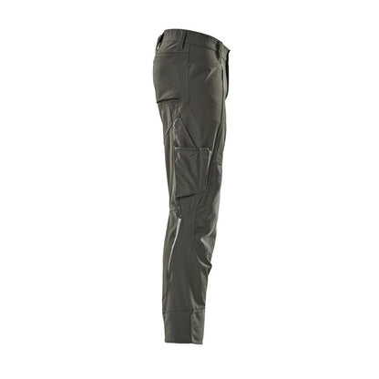 Hose mit Knietaschen, Stretch, leicht Hose, dunkelanthrazit