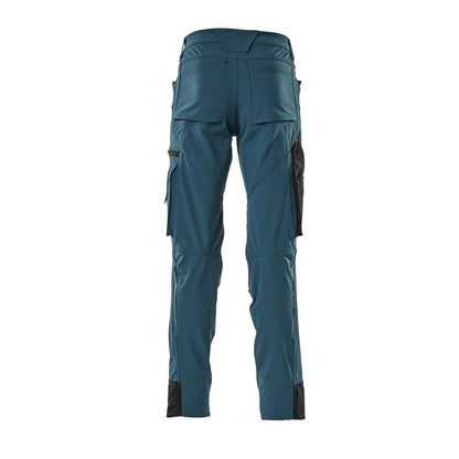 Hose mit Knietaschen, Stretch, leicht Hose, Dunkelpetroleum