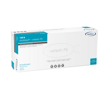 MaiMed-veterin PE veterinary gloves 90cm, orange, 100 pieces/box | Box (100 pieces)