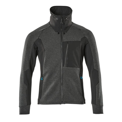 Sweatshirt, Reißverschluss, Stehkragen Sweatshirt mit Reißverschluss