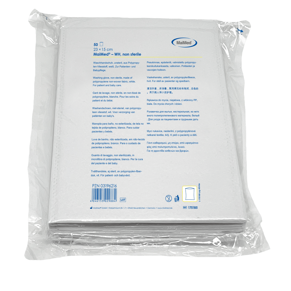 MaiMed washing glove, non-sterile, made of fleece