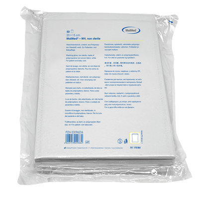 MaiMed washing glove, non-sterile, made of fleece