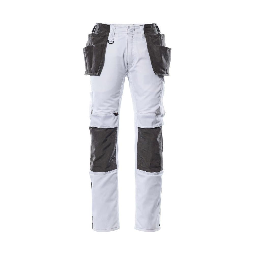 Hose mit Hängetaschen, geringes Gewicht Hose, weiss/dunkelanthrazit