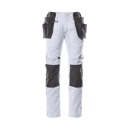 Hose mit Hängetaschen, geringes Gewicht Hose, weiss/dunkelanthrazit