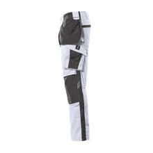 Hose mit Hängetaschen, geringes Gewicht Hose, weiss/dunkelanthrazit