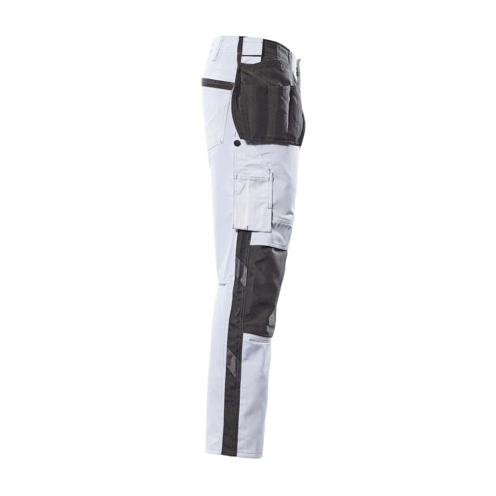 Hose mit Hängetaschen, geringes Gewicht Hose, weiss/dunkelanthrazit